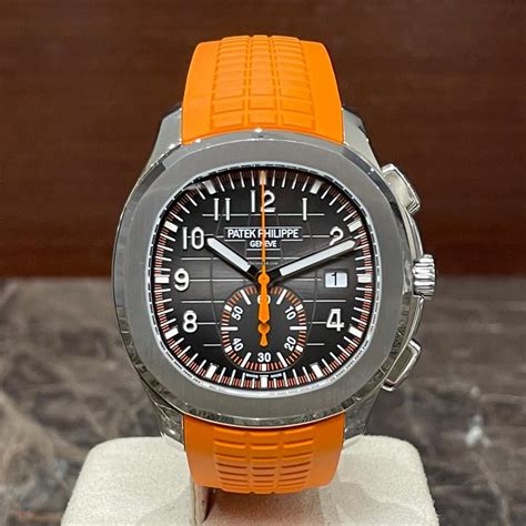 patek philippe orange band|patek philippe 5968.